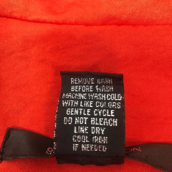 89th & Madison Burnt Orange Button Short Blazer Small - Picture 4 of 9